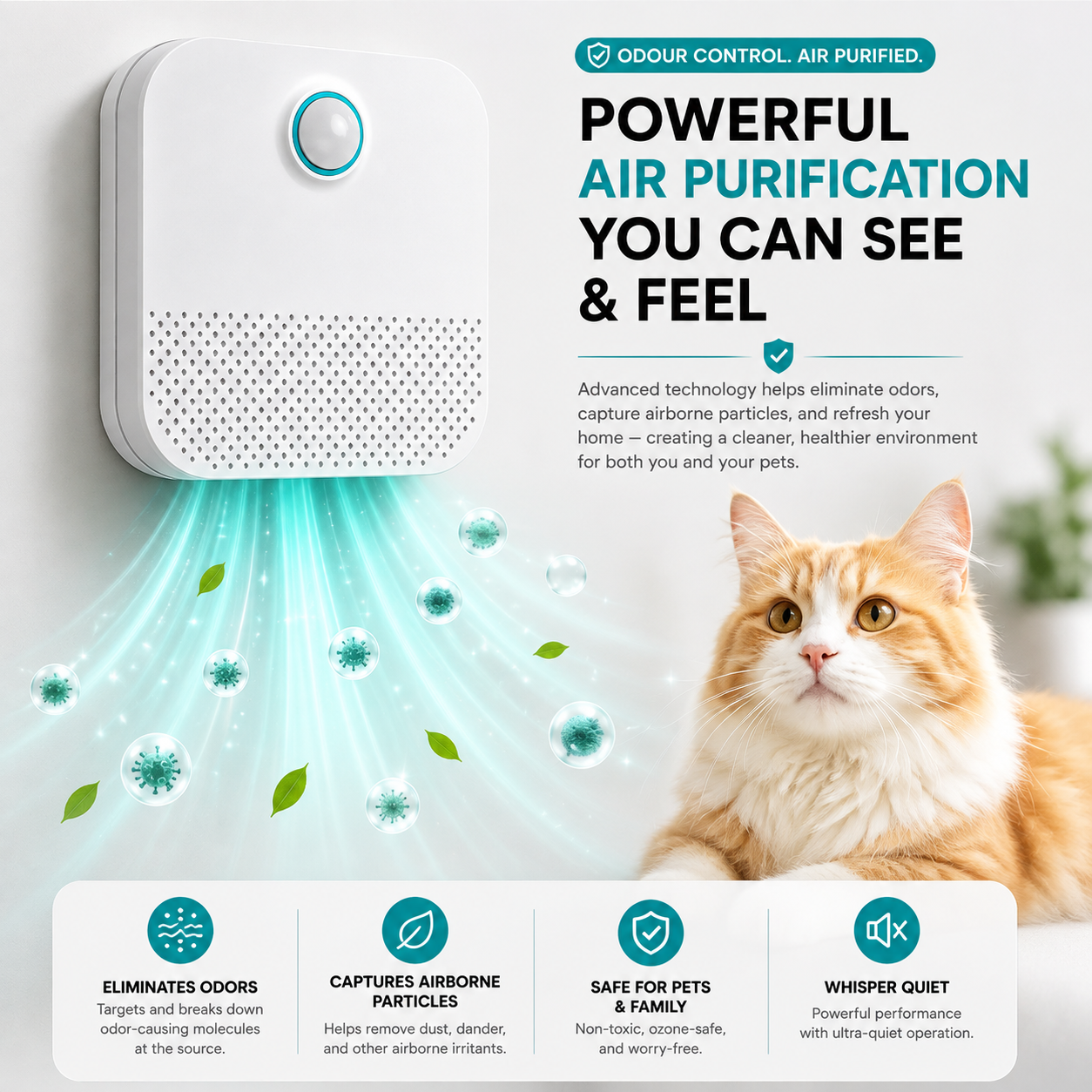 Pet Odor Eliminator Air Purifier